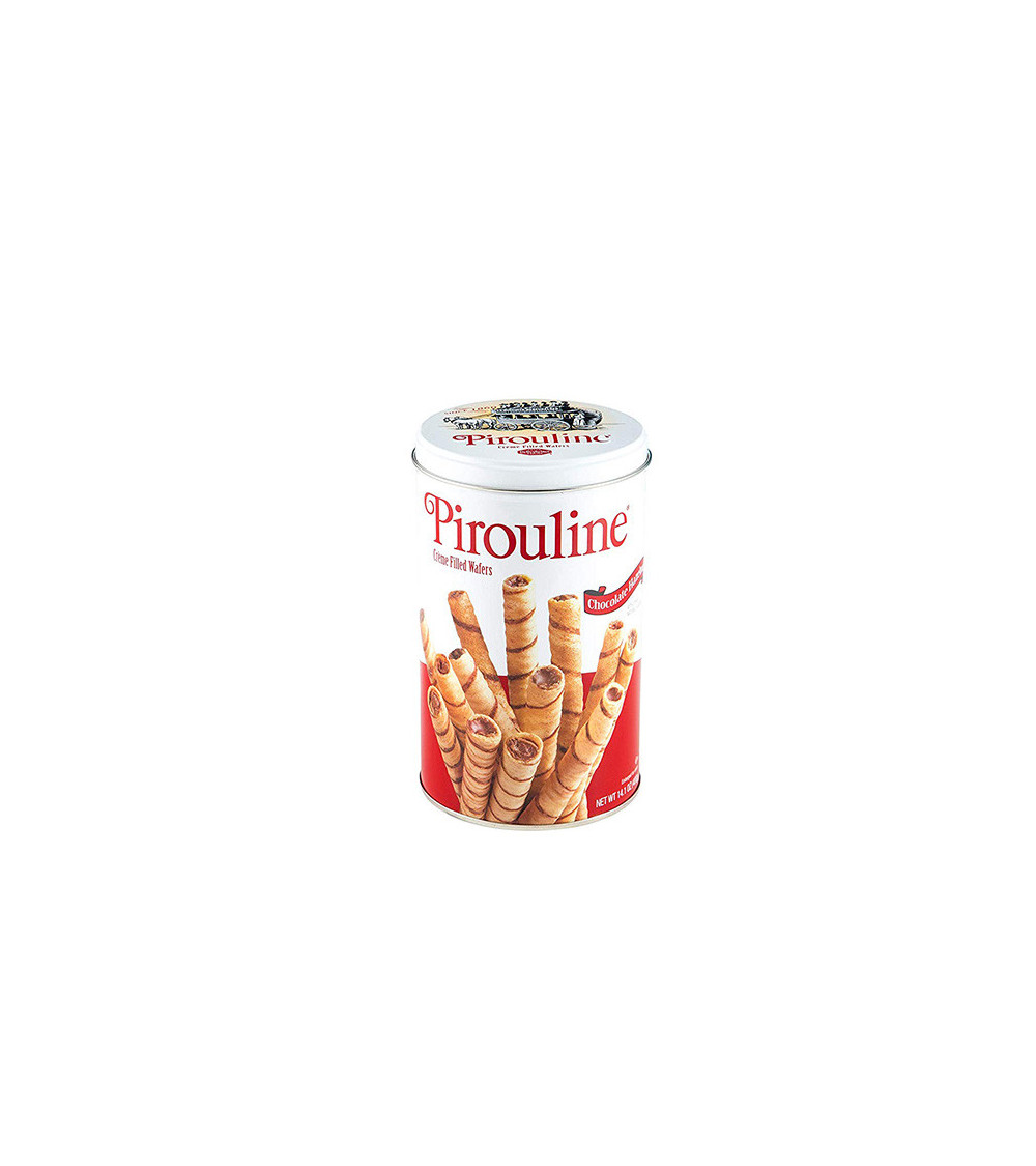 Pirouline Creme Filled Dark Chocolate Tin 14.1 oz