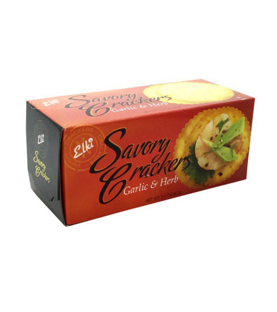 Elki Cracker Garlic Herb 2.2 oz