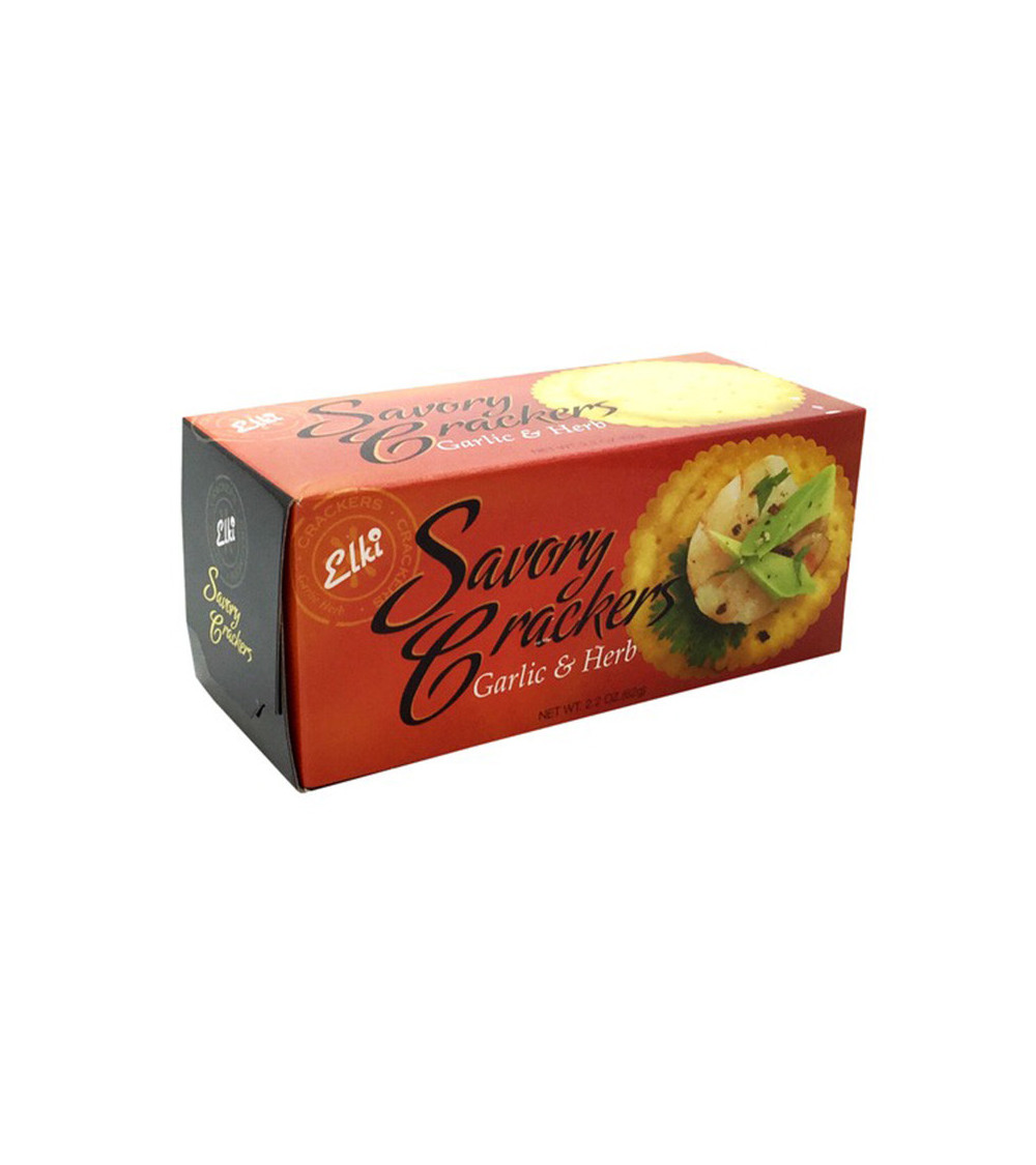 Elki Cracker Garlic Herb 2.2 oz