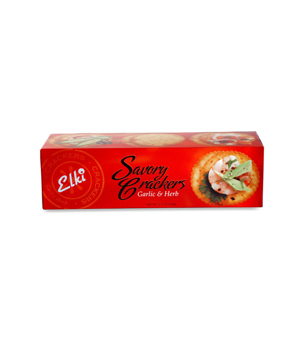 Elki Cracker Savory Garlic & Herb 5.3 oz