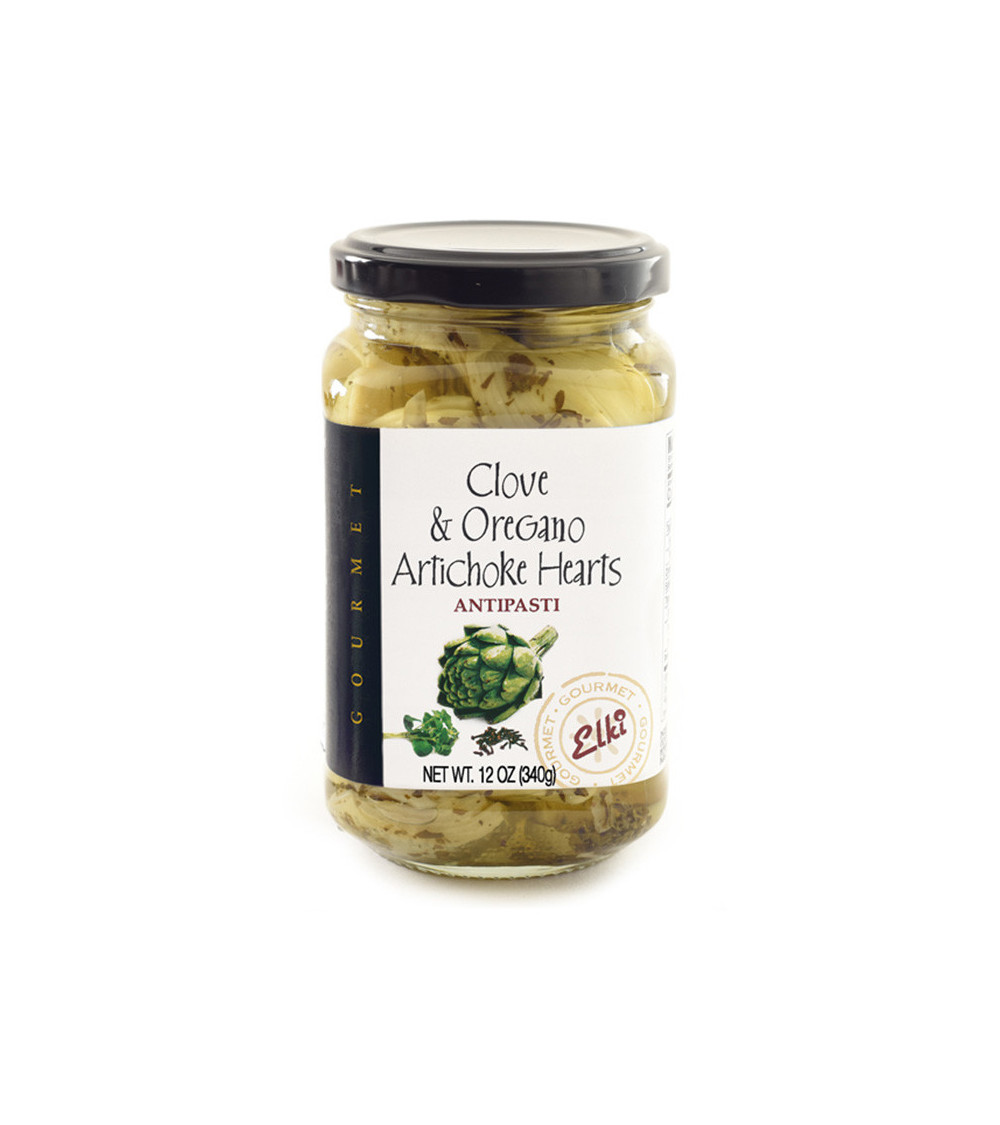 Elki Clove/Oregano Artichoke Hearts 12oz