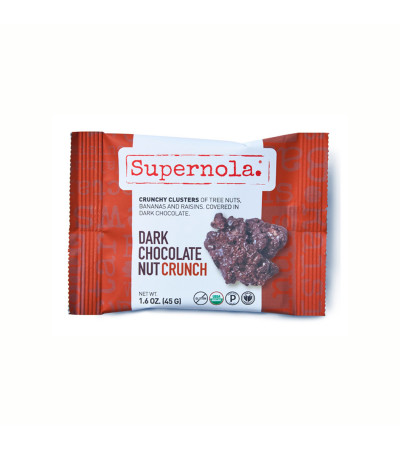 Supernola Organic GF Dark Chocolate Crunch Snack 1.6oz