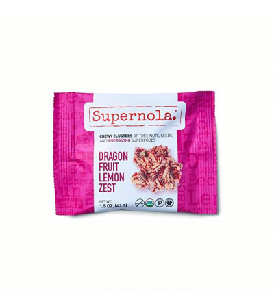 Supernola Organic GF Dragonfruit Lemon Zest Snack 1.5oz