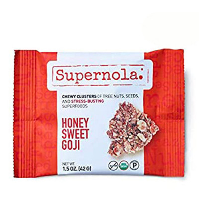 Supernola Organic GF Honey Sweet Goji Snack 1.5oz