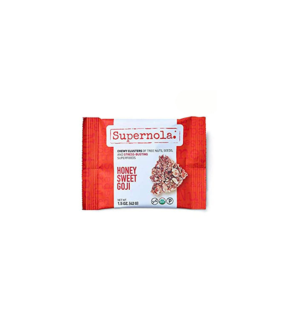 Supernola Organic GF Honey Sweet Goji Snack 1.5oz