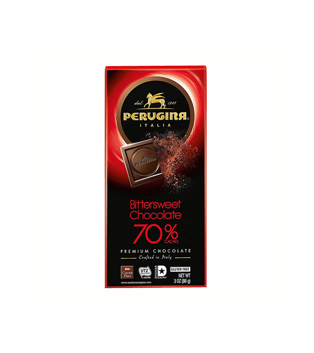 Perugina Bar Bittersweet Chocolate 70% 3oz