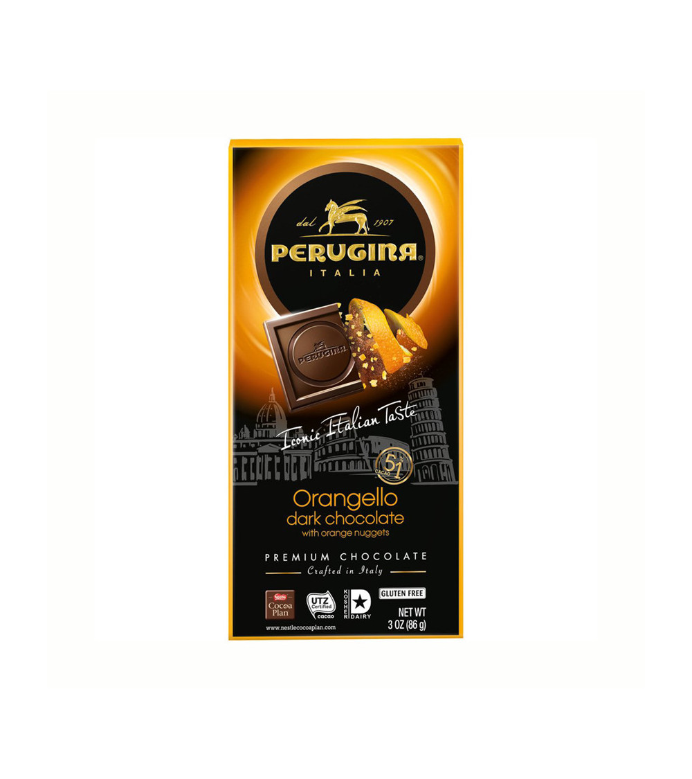 Perugina Bar Dark Chocolate Orangello 3oz