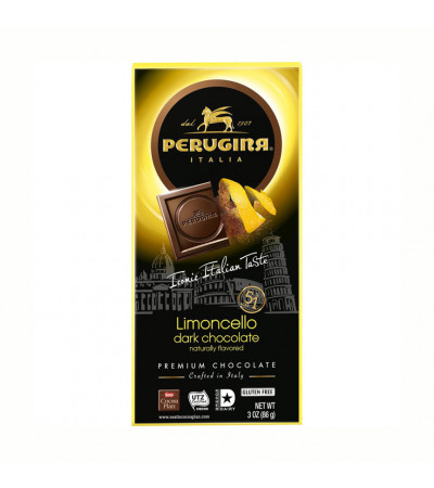 Perugina Bar Dark Chocolate Limoncello 3oz