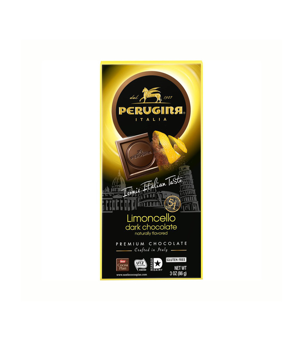 Perugina Bar Dark Chocolate Limoncello 3oz