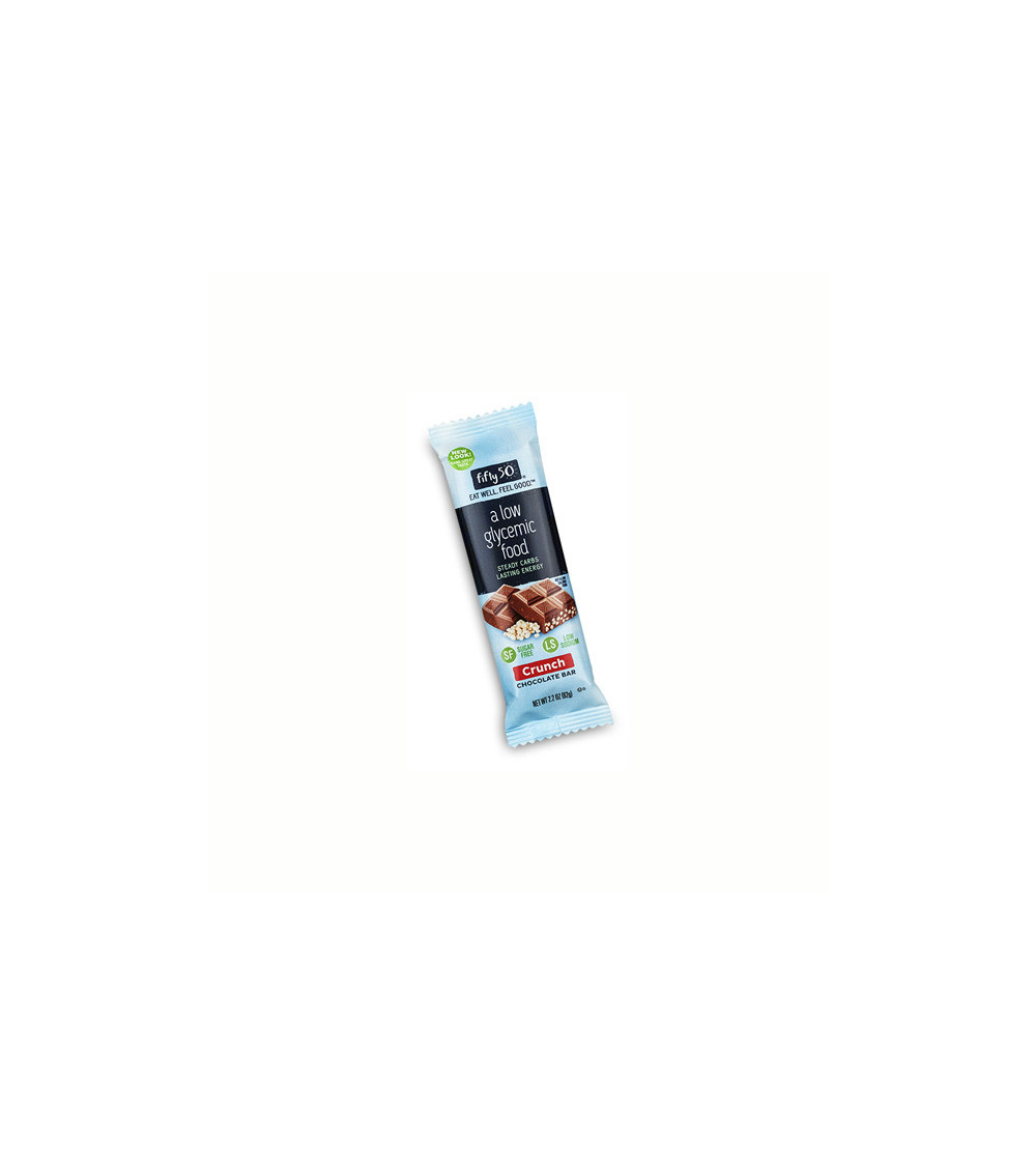 Fifty50 Bar Crunchy Chocolate 2.8 oz