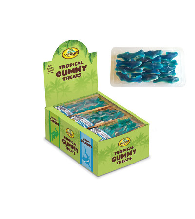 Anastasia Gummy Sharks 4oz Gold Tray