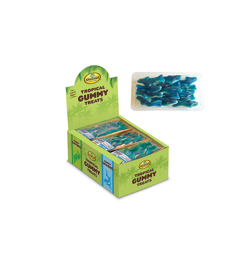 Anastasia Gummy Sharks 4oz Gold Tray