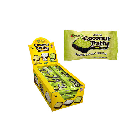 Anastasia Key Lime Coconut Patty 1pc 48ct Display Box 1.33 oz