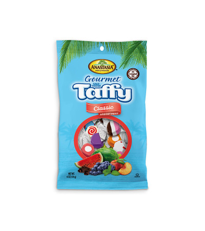 Anastasia Assorted Taffy 6oz Hanging Bag