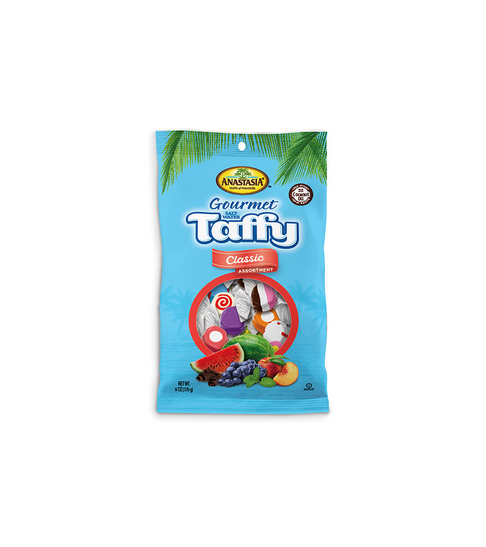 Anastasia Assorted Taffy 6oz Hanging Bag