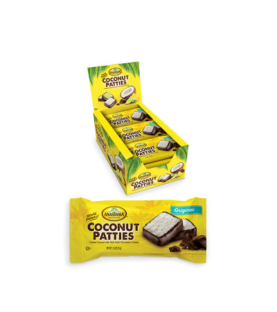 Anastasia Original Coconut Patty 2pc 20ct Display Box 2.6 oz