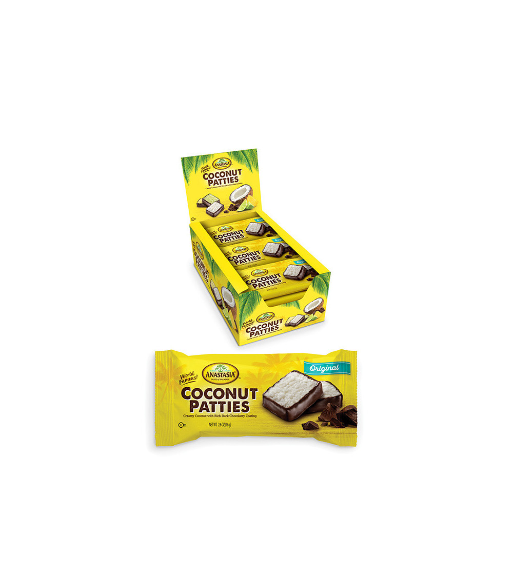 Anastasia Original Coconut Patty 2pc 20ct Display Box 2.6 oz