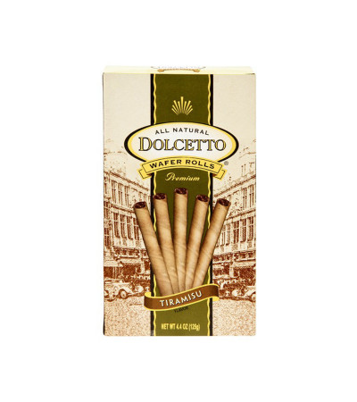 Dolcetto Wafer Roll Tiramisu Box 4.4oz