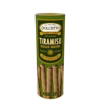 Dolcetto Tiramisu Wafer Roll 3 oz