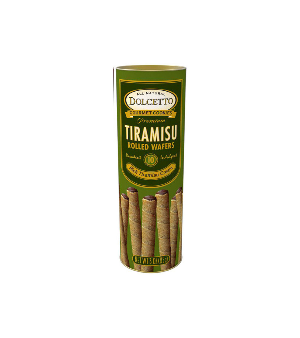 Dolcetto Tiramisu Wafer Roll 3 oz