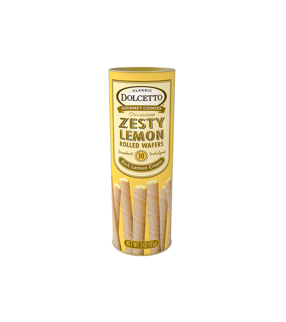 Dolcetto Lemon Wafer Roll 3 oz