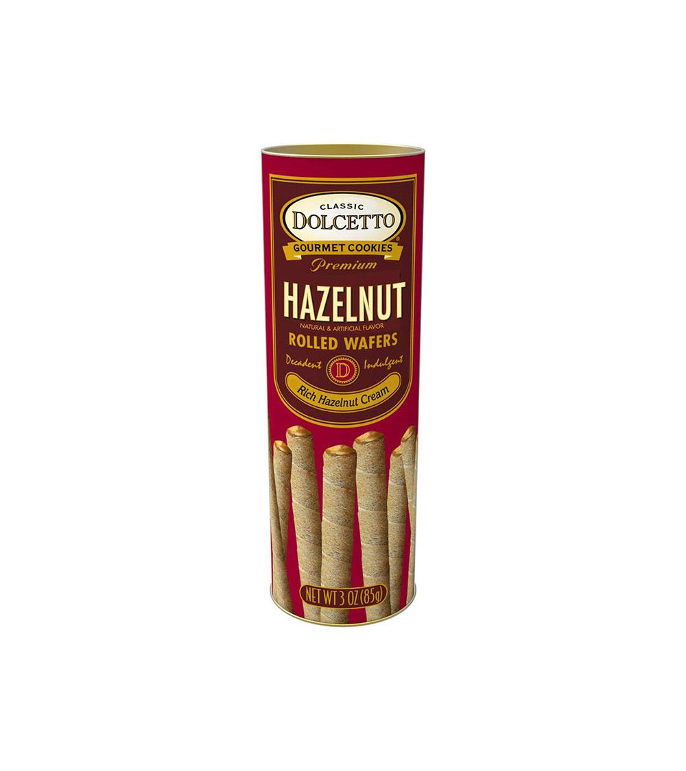 Dolcetto Hazelnut Wafer Roll 3 oz