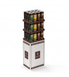 Dolcetto Asst 12oz Canisters Shipper: Choc/Lem/Tiram/Cook-Crm/Green/Coffee 36 ct
