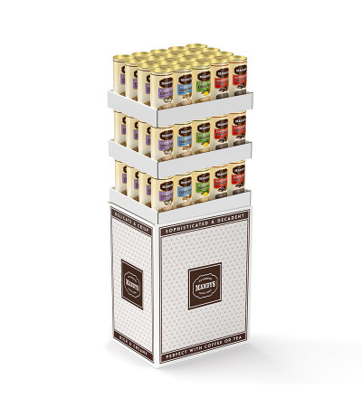 Mandy's Cookie Thins Canister Shipper 60ct:Chocolate/Sugar/Lemon/Coco