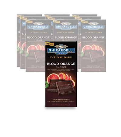 Ghirardelli Blood Orange Sunset Intense Dark Chocolate Bar 3.5oz
