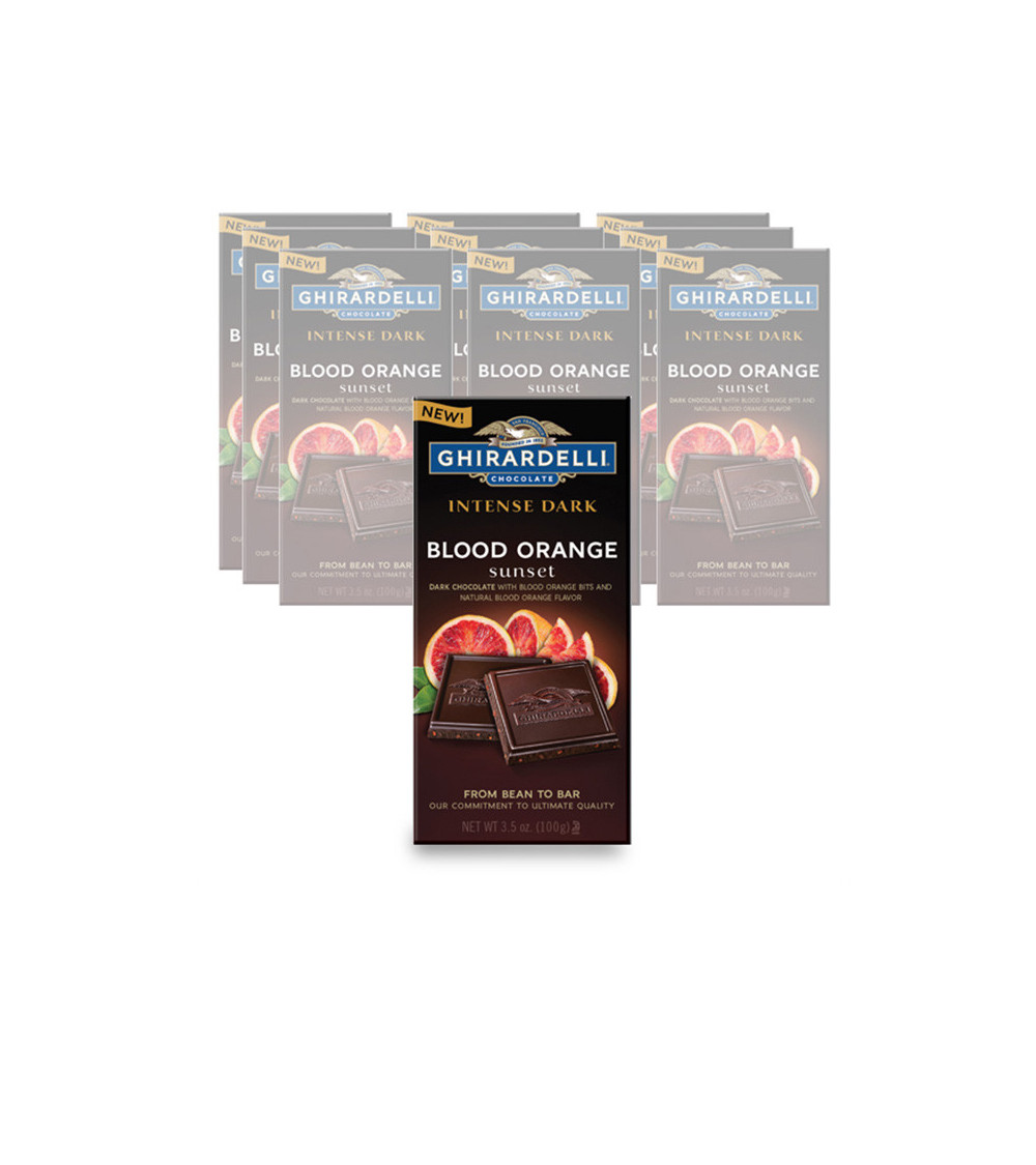 Ghirardelli Blood Orange Sunset Intense Dark Chocolate Bar 3.5oz