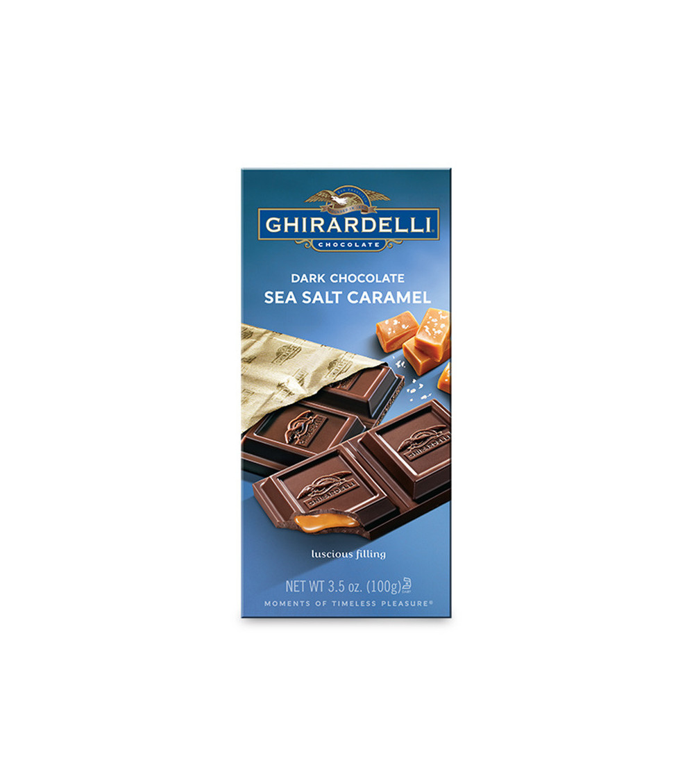 Ghirardelli Dark Chocolate Salted Caramel Prestige Bar 3.5oz