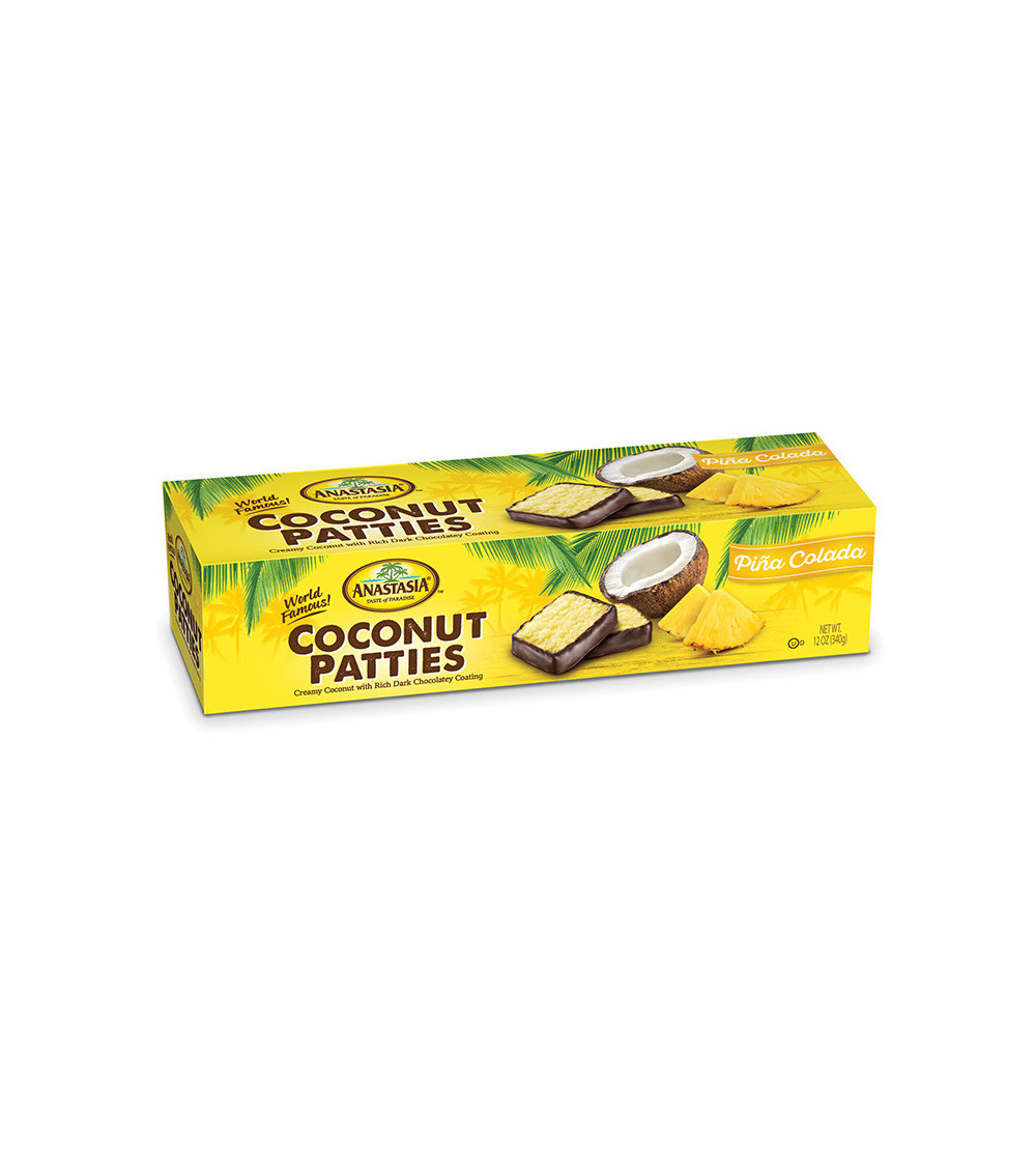 Anastasia Pina Colada Coconut Patty Box 12oz