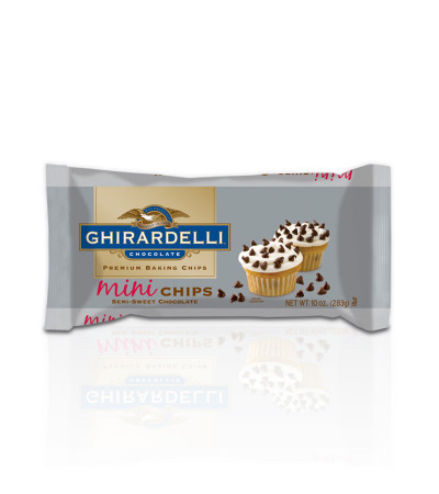 Ghirardelli Baking Chips Semi Sweet Chocolate Bag 10oz