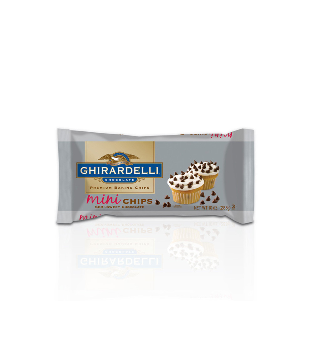 Ghirardelli Baking Chips Semi Sweet Chocolate Bag 10oz