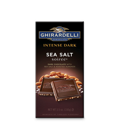 Ghirardelli Sea Salt Soiree Intense Dark Chocolate Bar 3.5oz