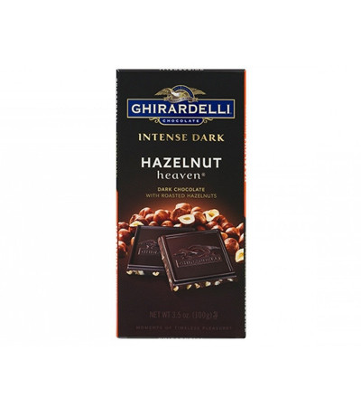 Ghirardelli Hazelnut Heaven Intense Dark Chocolate Bar 3.5oz