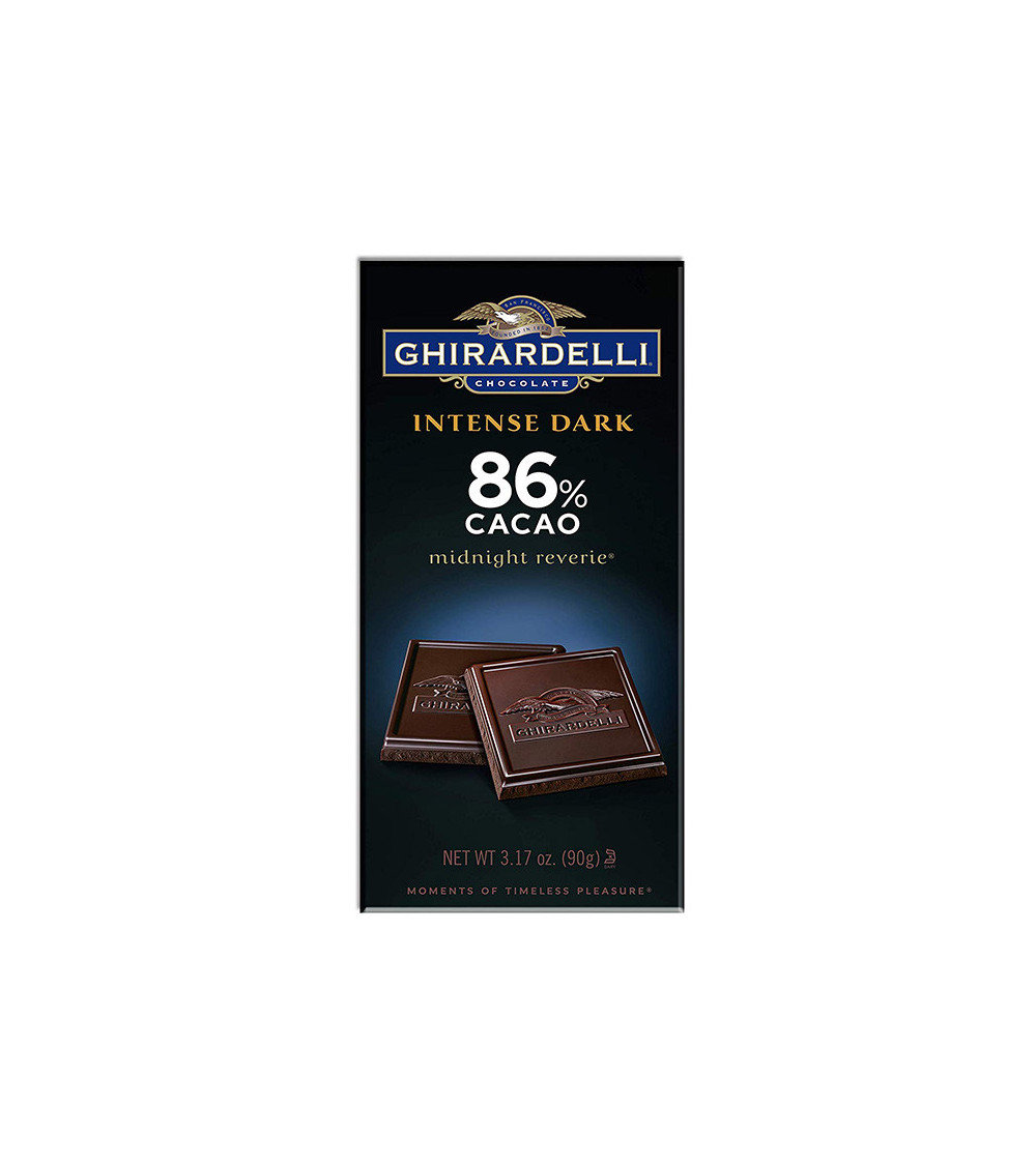 Ghirardelli Midnight Reverie Intense Dark Chocolate 86% Bar 3.17oz