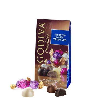 Godiva Bag Truffle Trio 4oz