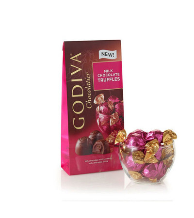 Godiva Bag Milk Chocolate Truffles 4.25oz