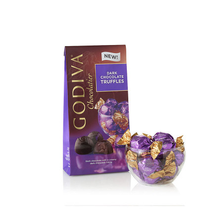 Godiva Bag Dark Chocolate Truffles 4.25oz