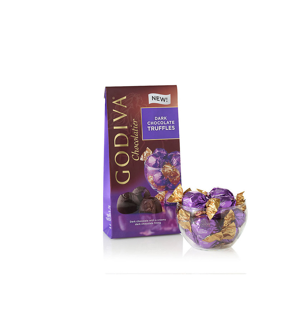 Godiva Bag Dark Chocolate Truffles 4.25oz