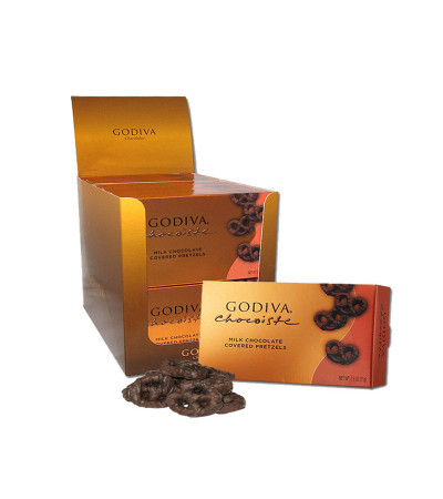 Godiva Milk Chocolate Covered Mini Pretzel 2.5oz