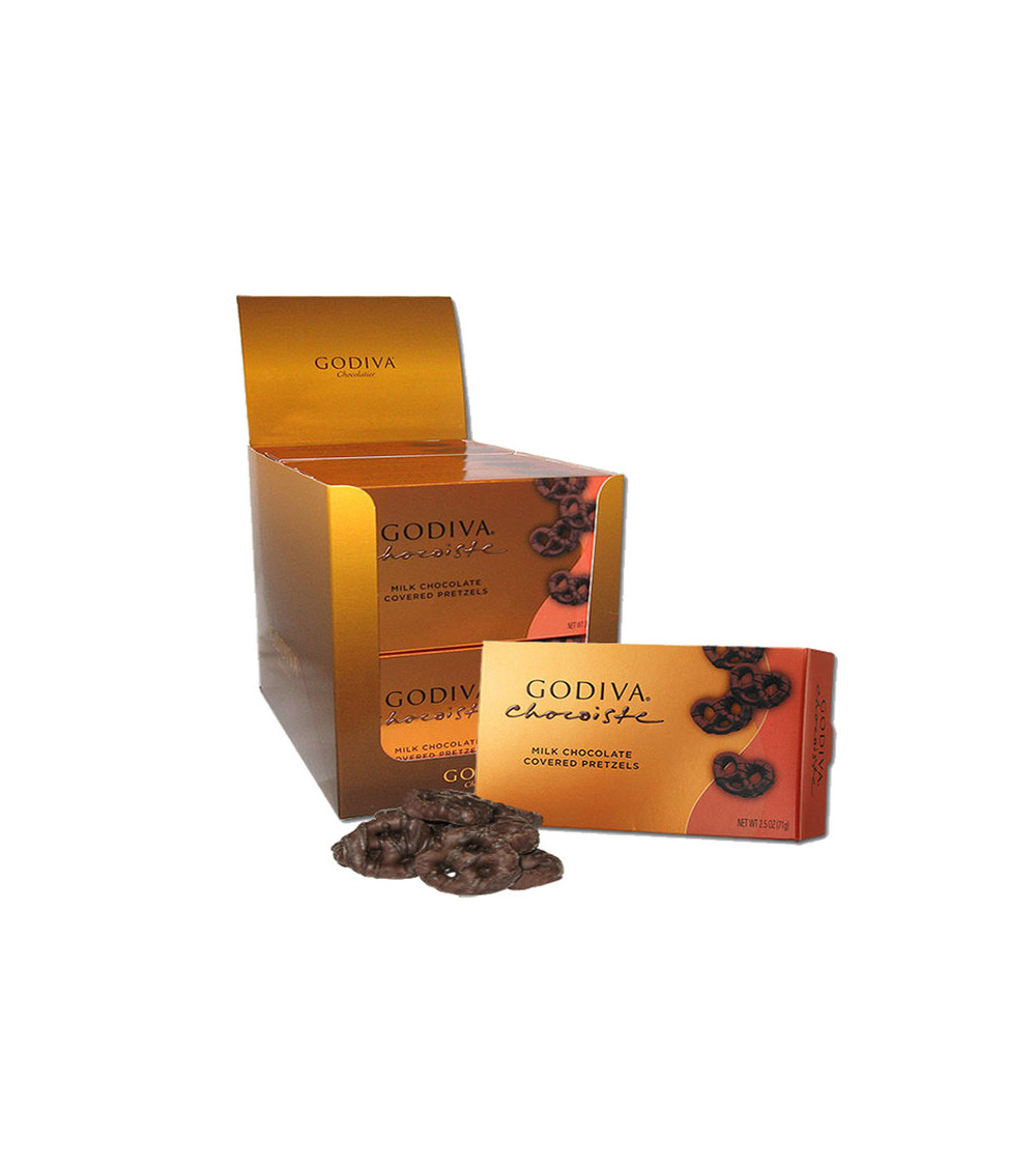 Godiva Milk Chocolate Covered Mini Pretzel 2.5oz