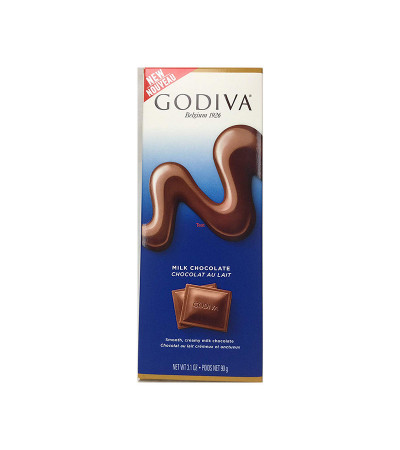 Godiva Milk Chocolate Tablet 3.1oz