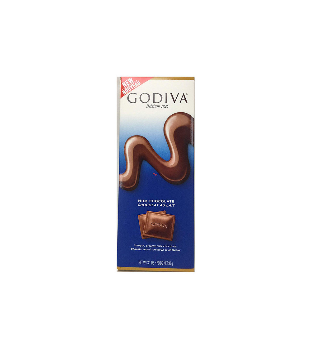 Godiva Milk Chocolate Tablet 3.1oz