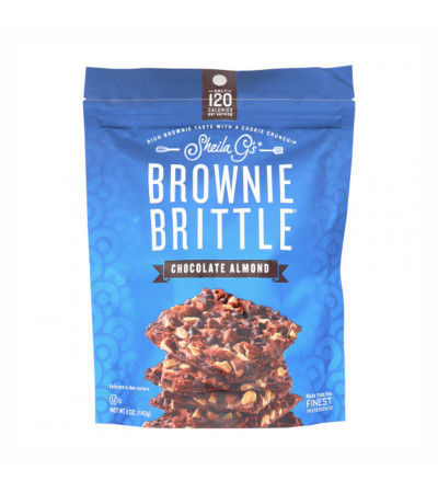 Sheila Gs Brownie Brittle Chocolate Almond 5 oz