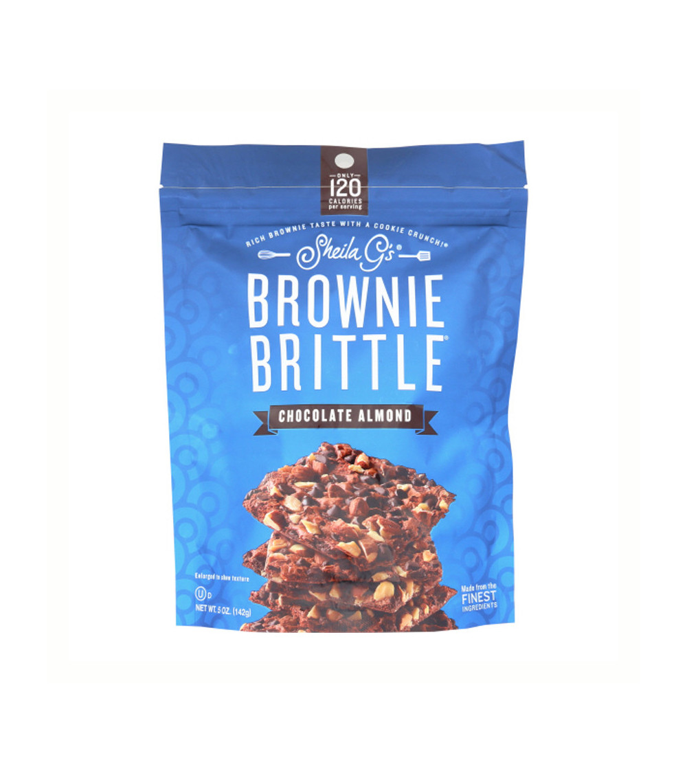 Sheila Gs Brownie Brittle Chocolate Almond 5 oz