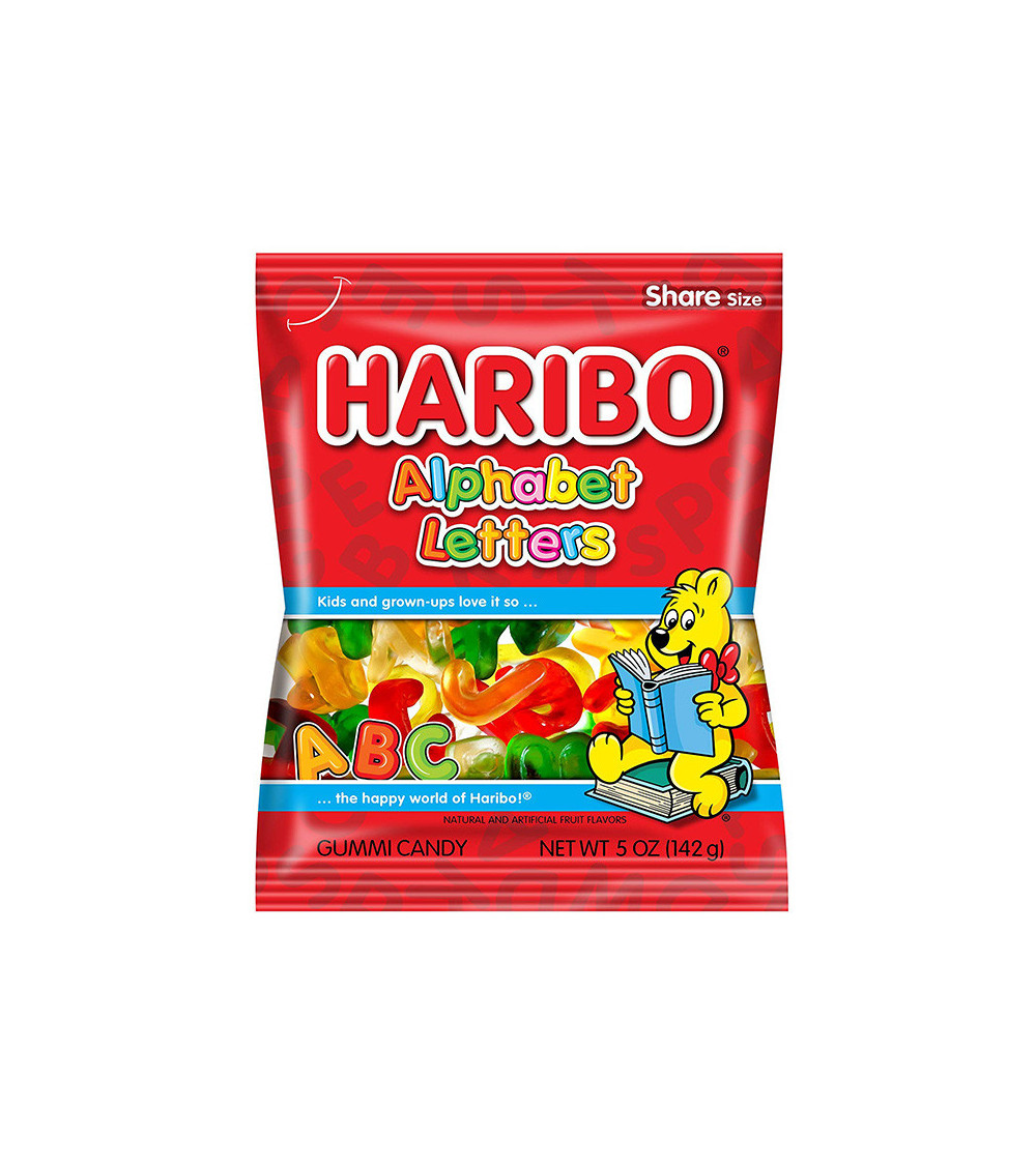 Haribo Bag Alphabet Letters 5oz