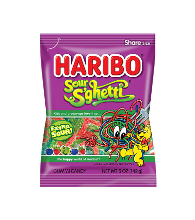 Haribo Bag Sour S'ghetti 5oz