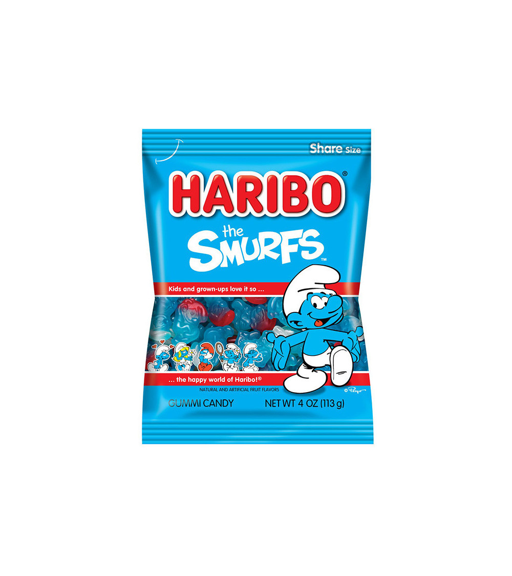Haribo Bag Smurfs 4oz
